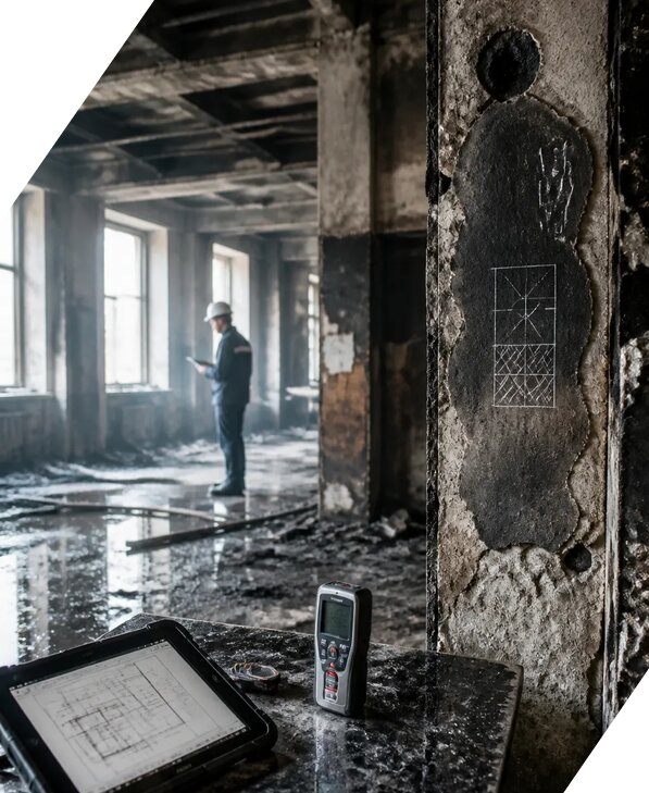 Обследование зданий после пожара в Норильске от 15578 р. | ЭкспертизаРоссия