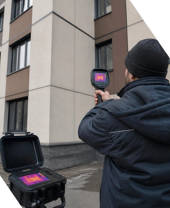 Тепловизионное обследование зданий и сооружений в Норильске